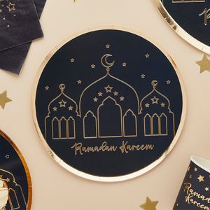 Pack of 8 Ramadan Paper Plates