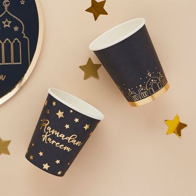 Pack of 8 Ramadan Paper Cups