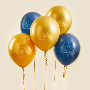 Pack of 5 Ramadan Latex 12 Inch  Balloon 