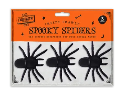 Halloween Spooky Spiders - 3 Pack