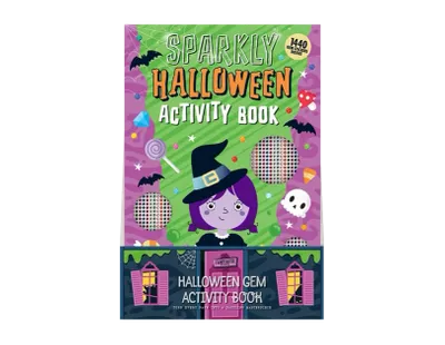 Halloween Childrens Gem Sticker and Colouring Book CDU