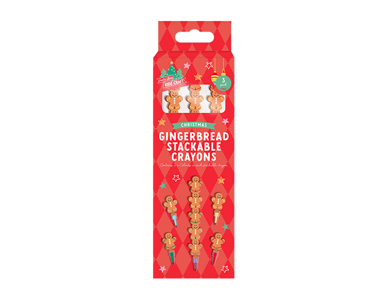 Gingerbread Stackable Crayons 