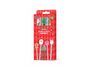 Christmas Pencils & Rubbers 5pk