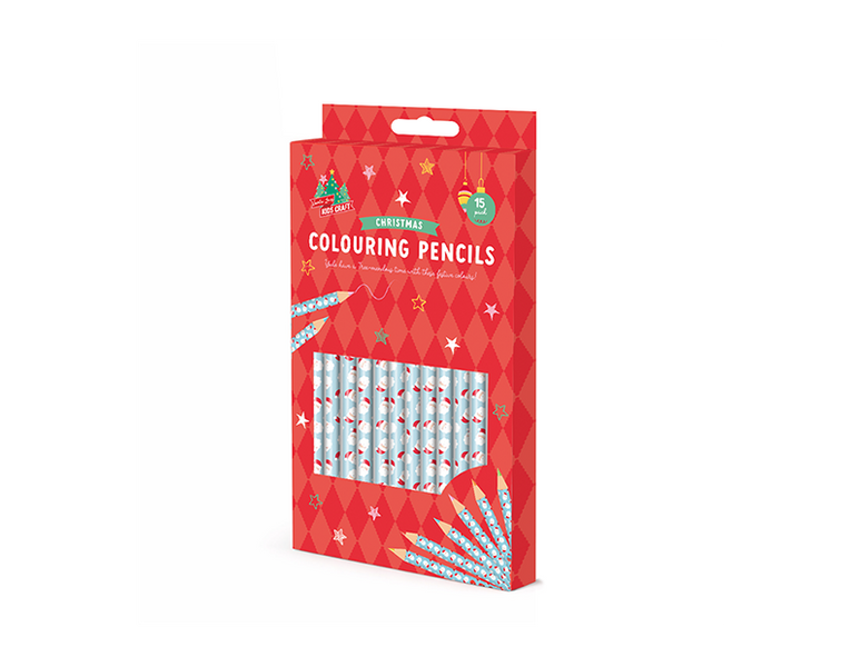 Christmas Colouring Pencils 15pk