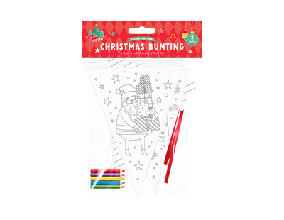 Colour Your Own Christmas Bunting 2m