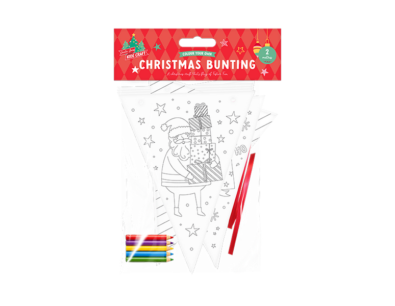 Colour Your Own Christmas Bunting 2m