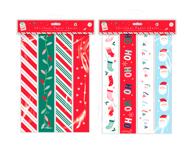 Christmas Paper Chains 36pk