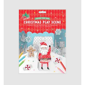 Christmas Colour Your Own Play Scene