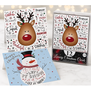 Luxury Christmas Cards (12 pack)