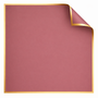 Dusky Pink W/Gold Border Sheet- 57x57cm (Pk100)