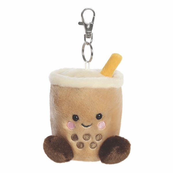 PP Milky Tea Boba Clip-On 4in