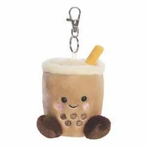 PP Milky Tea Boba Clip-On 4in