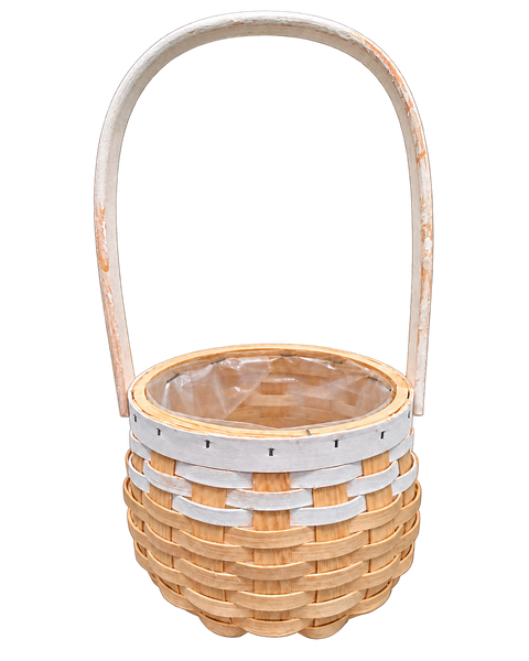 Round Meadow Weave Basket