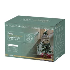 LED String Lights Twinkle Effect  1000 - Cool White - Length 2250cm
