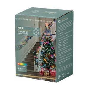 LED String Lights Twinkle Effect 3000 - Multi - Length 6000cm