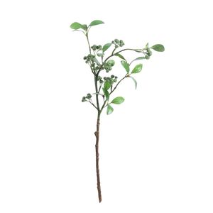 Lingonberry Spray w/9 Cluster Berries Green (63cm)