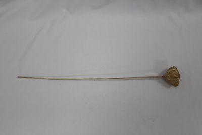 Gold Lotus Pod pick on 50cm stem