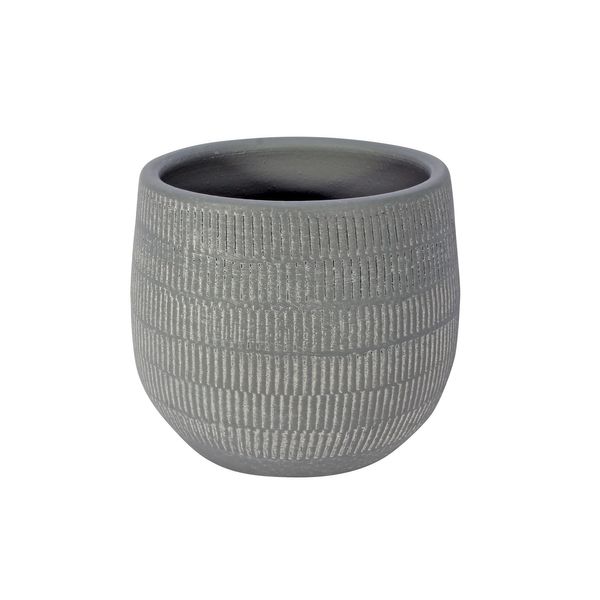Amalfi Pot Light Grey (14cm x 12cm)