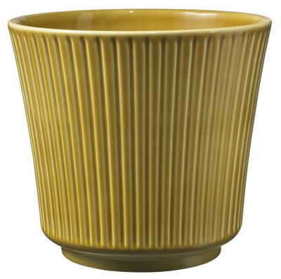 Delphi Ceramic Pot 12x11cm Amber High-Gloss