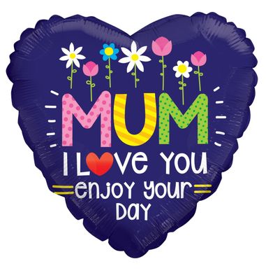 Mum I Love You Balloon (18 Inch)