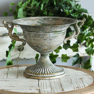 Brocante Fluted Scroll Bowl Silver (33cm)