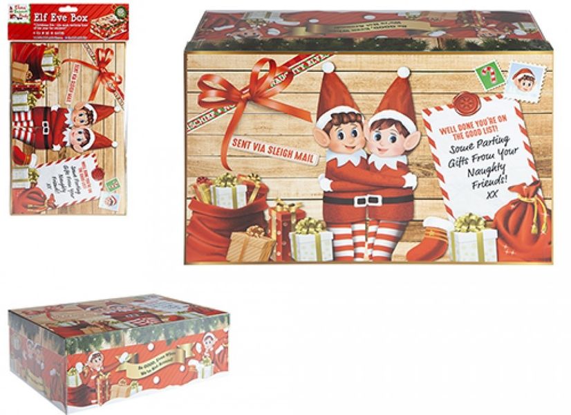 Small Christmas Eve Elf Box (8.5 X 13 X 4.5)