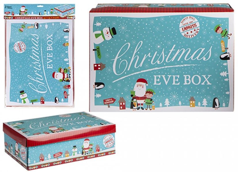 Medium Blue Character Christmas Eve Box