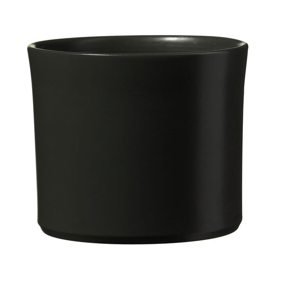 Miami Ceramic Pot - Matt Anthracite - 18 x 15cm (4/24)