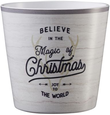 Dallas Christmas Ceramic Pot 14cm Magic Christmas