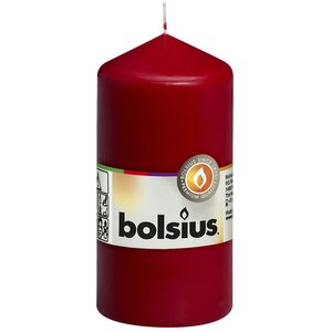 Bolsius Pillar Candle Wine Red (120/60 mm)