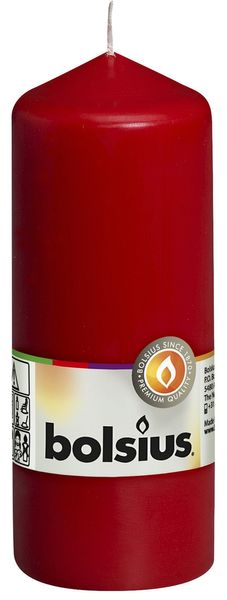 Bolsius Pillar Candle Red (150/60 mm)