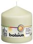 Bolsius Pillar candle Ivory, single in cello (100 mm x 98 mm)