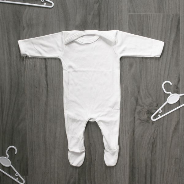 Sleepsuits white hot sale