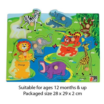 T20048 Safari Chunky Peg Puzzle