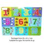 T19997 Wood Puzzle Numbers Blue