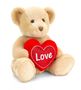 Brown Chester Bear with Heart (30cm)