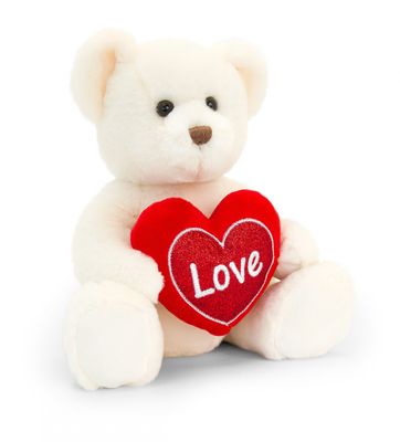 Cream Chester Bear with Heart (20cm)