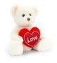 Cream Chester Bear with Heart (30cm)