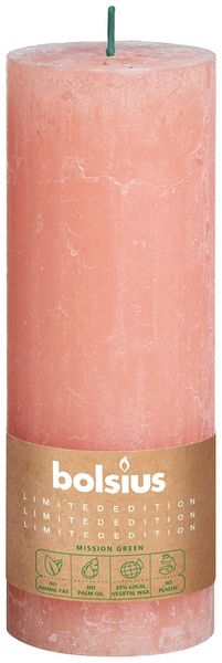 Bolsius Rustic Pillar candle Earth (190 mm x 68 mm)