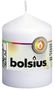 Bolsius Pillar Candle White (80/58 mm)