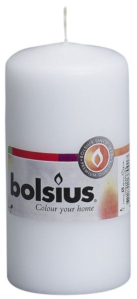Bolsius Pillar Candle White (120/58 mm)