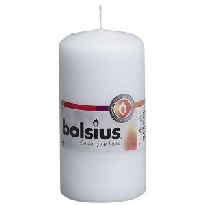 Bolsius Pillar Candle White (120/58 mm)