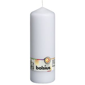 Bolsius Pillar Candle White (200/68 mm)