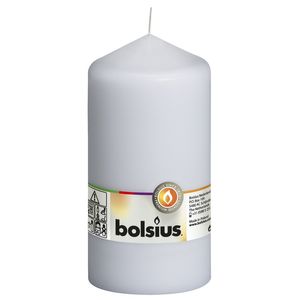 Bolsius Pillar Candle White (250/78 mm)