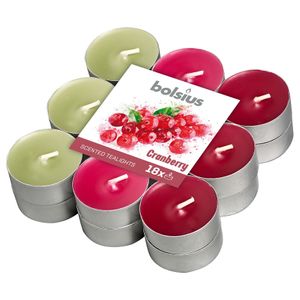 Fragranced Tealight 4hr pck18 - Cranberry