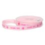 Pink Thank You Occasions Ribbon (15mm x 20m)