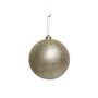 Champagne Glitter Shatterproof Bauble (x1) (15cm)