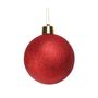 Red Glitter Shatterproof Bauble (x1) (20cm)