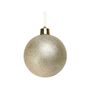 Champagne Glitter Shatterproof Bauble (x1) (20cm)