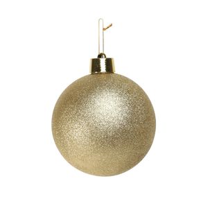 Gold Glitter Shatterproof Bauble (x1) (20cm)